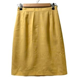 Yellow Pencil Skirt